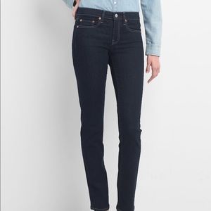 Gap 1969 Real Straight dark wash jeans